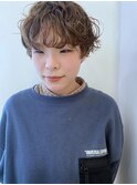 【morio熊本】ショート×パーマ.M