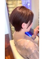 ビーハイブ 一番町店 アヴェダ(BEHIVE) ヘアドネーションカット　スーパーロング→丸みショートボブ