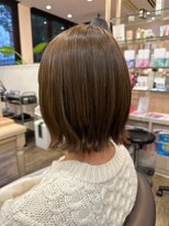 ベルプロッドバイアルター 千葉(bel. prod by aL-ter)&nbsp;【bel.高野】グレージュカラー/シルキーベージュ/斜めバング