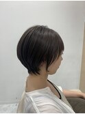大人可愛いくびれショート☆透明感グレージュ☆