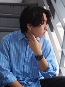 シフト メンズ オンリー サロン 薬院店(SHIFT Men's only salon) 毛流れセンターパート