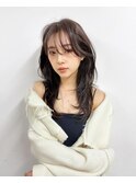 黒髪のキレイめハイレイヤーカット★ レイヤーロング