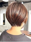 30代40代大人女性/前髪ありショートボブ/ショートヘア/髪質改善