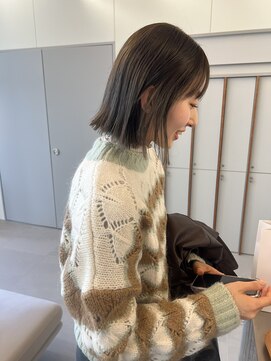 ローレンアオ(LOREN AO) ダブルカラー/ベージュカラー/オリーブ/マロンベージュ/