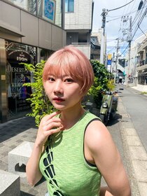 アンバー 池袋(amber) マッシュショート/ハイトーン/ブリーチカラー[池袋/竹沢］