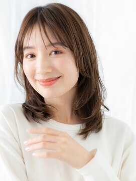 ドクターズサロン LAB 小山店 ことりベージュツヤ髪ゆる巻きミディd小山20代30代40代