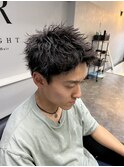 スパイキーショート×ソフトツイスト