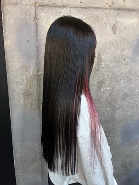 クロエ BP2店(CLOE by LUVISM) ストレートロング×インナーピンク