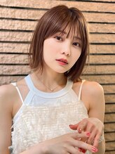 アグ ヘアー アソル  都城東町店(Agu hair athol) 《Agu hair》顎ライン外ハネボブ×numberA.ケアオイルスリーク