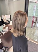 白髪ぼかしハイライト