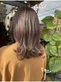 大人可愛いスタイル☆ラベンダーグレージュ