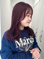 ガーデンヨコハマ(GARDEN YOKOHAMA) セミロング似合わせカットイメチェンブリーチなしラベンダー美髪