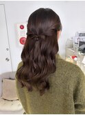 パーティーヘアセット/ハーフアップ