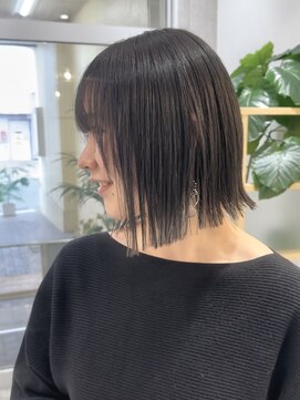 ミモザ(Mimosa) 《Mimosa》透明感切りっぱなしボブ