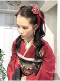 【立川CRES三木】成人式・振袖・着物ツインテールセット