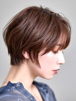 エステージ 鳳店(S-TAGE) 大人ショート×シースルーバング×ブラウンカラー