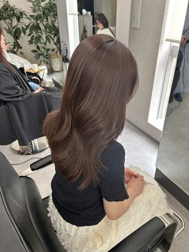 クム 横浜(qumu) 【qumu MARIKO】ナチュラルブラウン×髪質改善カラー