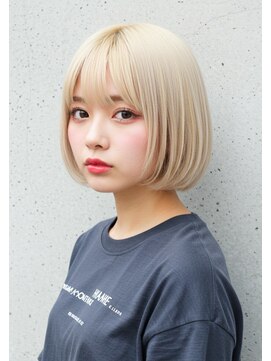 ヘッドライト アカデミー 渋谷店(HEADLIGHT ACADEMY) コンパクトミニボブ×ブロンドカラー