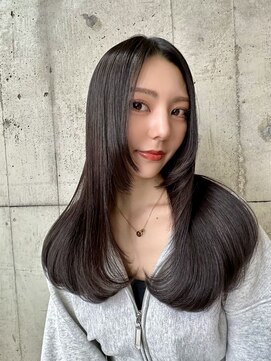 ユアーズ ヘア 恵比寿本店(youres hair) 髪質改善トリートメントで叶う美髪ストレート　艶髪　前髪