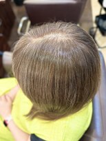 キャラ 池袋本店(CHARA) ブリーチを使わない白髪ぼかし【池袋/ハイライト/白髪染め】