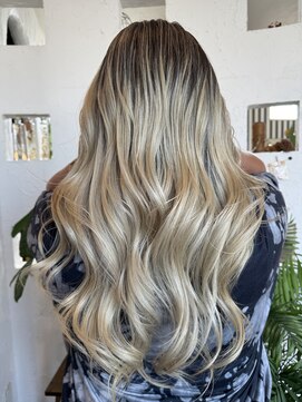 ソンリエ 青竹店(SONRiE) 外国人風バレイヤージュ