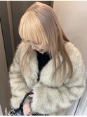 黒髪カタログ/クラゲヘアー/オリーブグレー/梅田