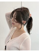 シーク バイ ベル 千葉(Seek by Belle) #小顔#外ハネボブ#ミディアム#美髪#暗めカラー