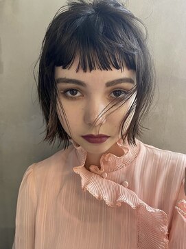 プロス(Pros) オン眉/レイヤーボブ/前髪パーマ/ボブカット