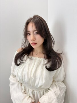 韓国ヘア/レイヤーカット/小顔ヘア/顔まわりカット/前髪カット