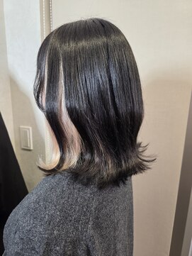 イリエ 川口(irier) ブリーチ2回ホワイトインナーカラー【薬師神】