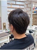 【成田悠里】メンズカット×透明感カラー