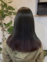 ルーチェ(Lu-che)&nbsp;冬のトレンド暗めカラー/グラデーションカラーとツヤ髪スタイル
