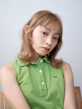 アトラスサロン 札幌大通り(Atras.salon) 札幌/髪質改善/シースルーバング×外ハネくびれミディ