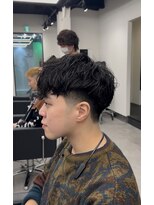 ノイセル 心斎橋(Noisyle) MEN’S HAIR/波巻きツイストスパイラル/リバースセンターパートS