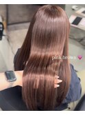 pink brown【Forest mirror 新宿】