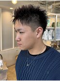 スパイキーショート/メンズカット/束感カット/刈り上げ/千葉駅