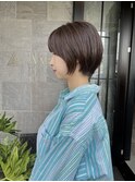 春を感じるショートスタイル