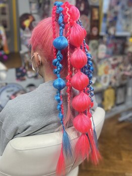 アドネス(ADNESS)の写真/☆初めての派手髪・特殊ヘアはADNESSで☆