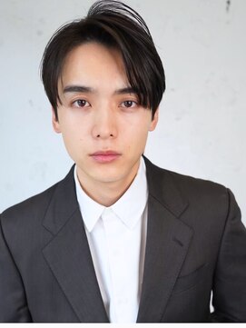 メイキー メンズ 本厚木(MA-IKI) センターパートウルフツーブロック韓国メンズヘアメイキー本厚木