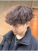 波巻きマッシュ×ブラウンカラー【八王子】