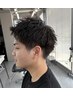 【大土指名メンズ限定】　カット＋パーマ＋炭酸スパ　￥9900