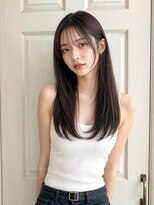 アロマ ヘアー ルーム 新宿3号店(AROMA hair room)&nbsp;レイヤーカット/メテオカラー/髪質改善/ダークブラウン/新宿