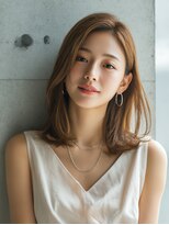 ロッソ 大橋店(Rosso) ブラウンのナチュラルくびれミディ【大橋】