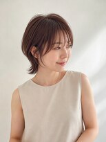 セレスト 心斎橋店(CELESTE)&nbsp;【白髪ぼかし】３0代レイヤー/モカベリージュショートウルフ