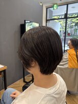 アルター(aL ter)&nbsp;黒髪メルティカラー ウルフミディシースルーバング 鎌取