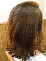 ララテラス(LaLa Terrace)&nbsp;～LaLa Terrace流～マットベージュ×外はねミディタンバルモリ