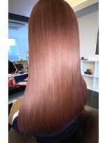 アールサロンプラスキャスパ 自由が丘(Rrsalon+CASPA) ◎ブリーチなし"コーラルピンク"×プラチナミネコラ【髪質改善】