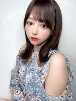 コア 銀座(COA)&nbsp;マロンベージュ/Aラインボブ/かきあげバング[銀座]