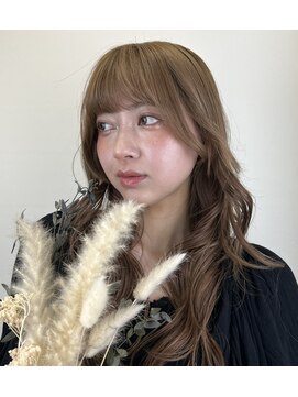 セレスト 下北沢店(CELESTE) 韓国風後れ毛×マロンベージュ