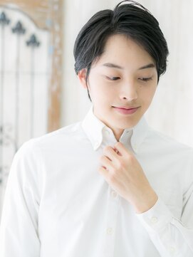 モッズヘアメン 札幌月寒店(mod's hair men) ≪mod's men≫アッシュブラックでビジカジ◎アンニュイヘアf